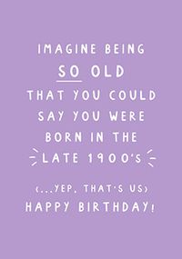Tap to view So Old Birthday Card