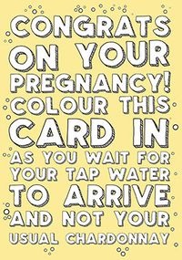 Tap to view Tap Water New Baby Card