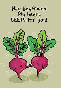 Tap to view Boyfriend Heart Beets Birthday Card