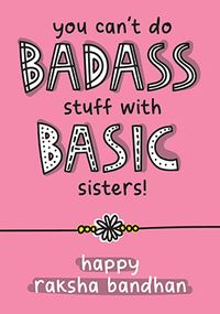 Tap to view Pink Basic Sister Rakhi Card