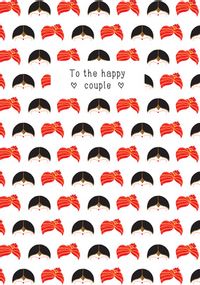 Tap to view Happy Couple Wedding Day Card