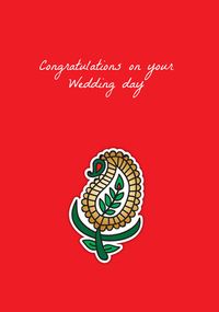 Tap to view Red On Your Wedding Day Card