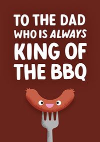Tap to view King Of The BBQ Father's Day Card