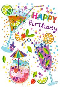 Tap to view Happy Birthday Cocktail Card