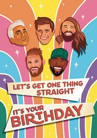 Tap to view One Thing Straight Birthday Card