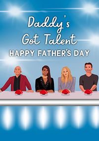 Tap to view Daddy's Got Talent Spoof Father's Day Card