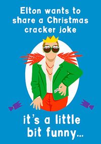Tap to view A Funny Cracker Joke Christmas Card