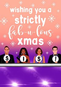 Tap to view Strictly Fab-u-lous Sis Christmas Card
