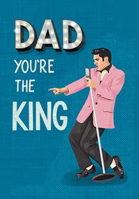Tap to view Dad You're The King Father's Day Card