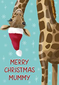 Tap to view Mummy Giraffe Christmas Card