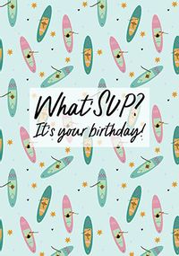 Tap to view What'SUP Birthday Card