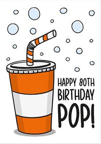 Tap to view Happy 80th Birthday Pop Card
