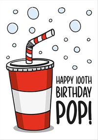 Tap to view Happy 100th Birthday Pop Card
