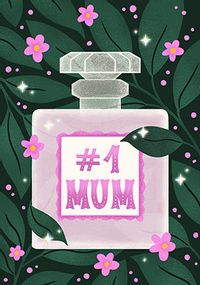 Tap to view Number One Mum Perfume Mother's Day Card