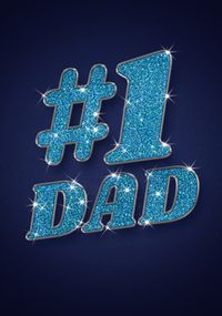Tap to view # Number 1 Dad Father's Day Card
