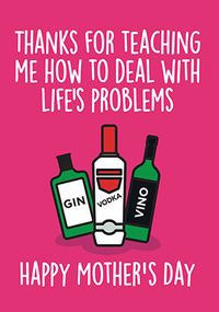 Tap to view Life's Problems Mother's Day Card