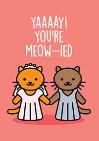 Tap to view Meow-ied Brides Wedding Card