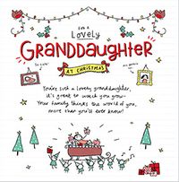 Tap to view Lovely Granddaughter Christmas Card