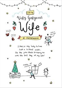 Tap to view Very Gorgeous Wife Christmas Card