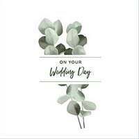 Tap to view On Your Wedding Day Foliage Card