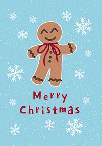 Tap to view Merry Christmas Gingerbread Man Card