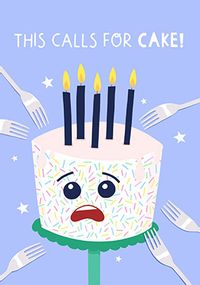 Tap to view This Calls For Cake Birthday Birthday Card