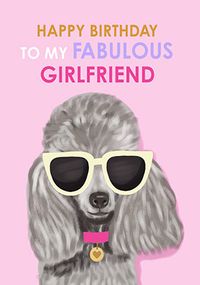 Tap to view Girlfriend Dog Birthday Card