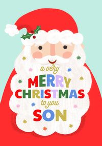 Tap to view Merry Christmas Son Santa Card