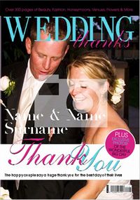 Tap to view Spoof Magazine - Wedding Thanks