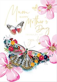Tap to view Azalea Butterflies Mum Mother's Day Card