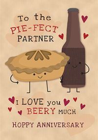 Tap to view The Pie-fect Partner Anniversary Card