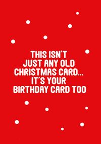 Tap to view Old Christmas Birthday card