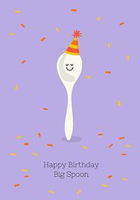 Tap to view Big Spoon Birthday Card
