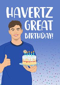 Tap to view Footballer Great Birthday Card