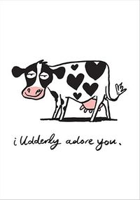 Tap to view Udderly Adore You Anniversary Card