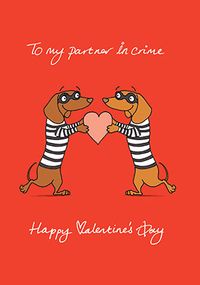Tap to view Partner In Crime Valentine Card