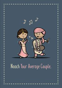 Tap to view Naach Your Average Couple Wedding Card
