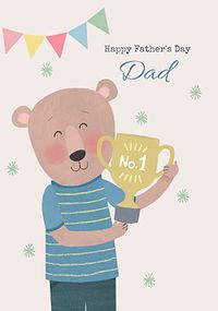 Tap to view Happy Father's Day No.1 Dad Card