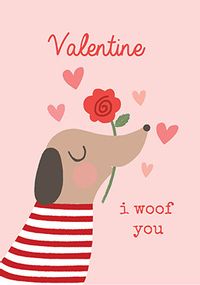 Tap to view I Woof You Valentine's Day Card