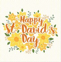 Tap to view Daffodil Bunch St David's Day Card