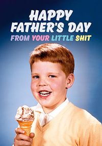 Tap to view From your Little sh*t Son Father's Day Card