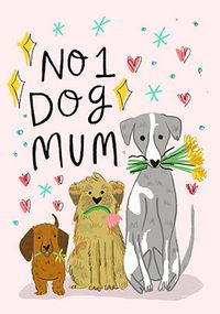 Tap to view Trio Of Dogs Mother's Day Card