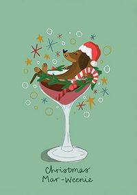 Tap to view Christmas Mar-Weenie Card