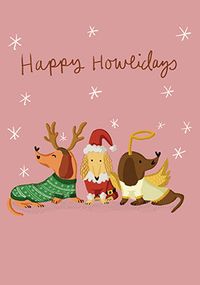 Tap to view Happy Howlidays Cute Christmas Card