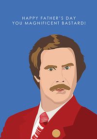Tap to view You Magnificent Bastard Father's Day Card