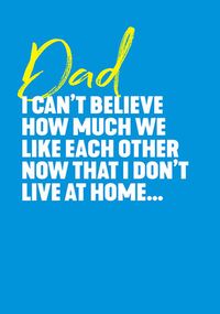 Tap to view Can't Believe It Dad Father's Day Card