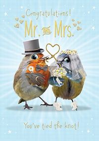 Tap to view Tied The Knot Wedding Card 1