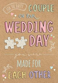 Tap to view Made For Each Other Wedding Card 1