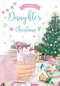 Tap to view Daughter Christmas Cocoa Card