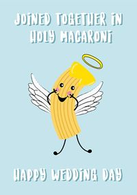Tap to view Holy Macaroni Wedding Card